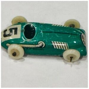 Germany US Biller Penny Tin Litho Vintage Toy Car Racer